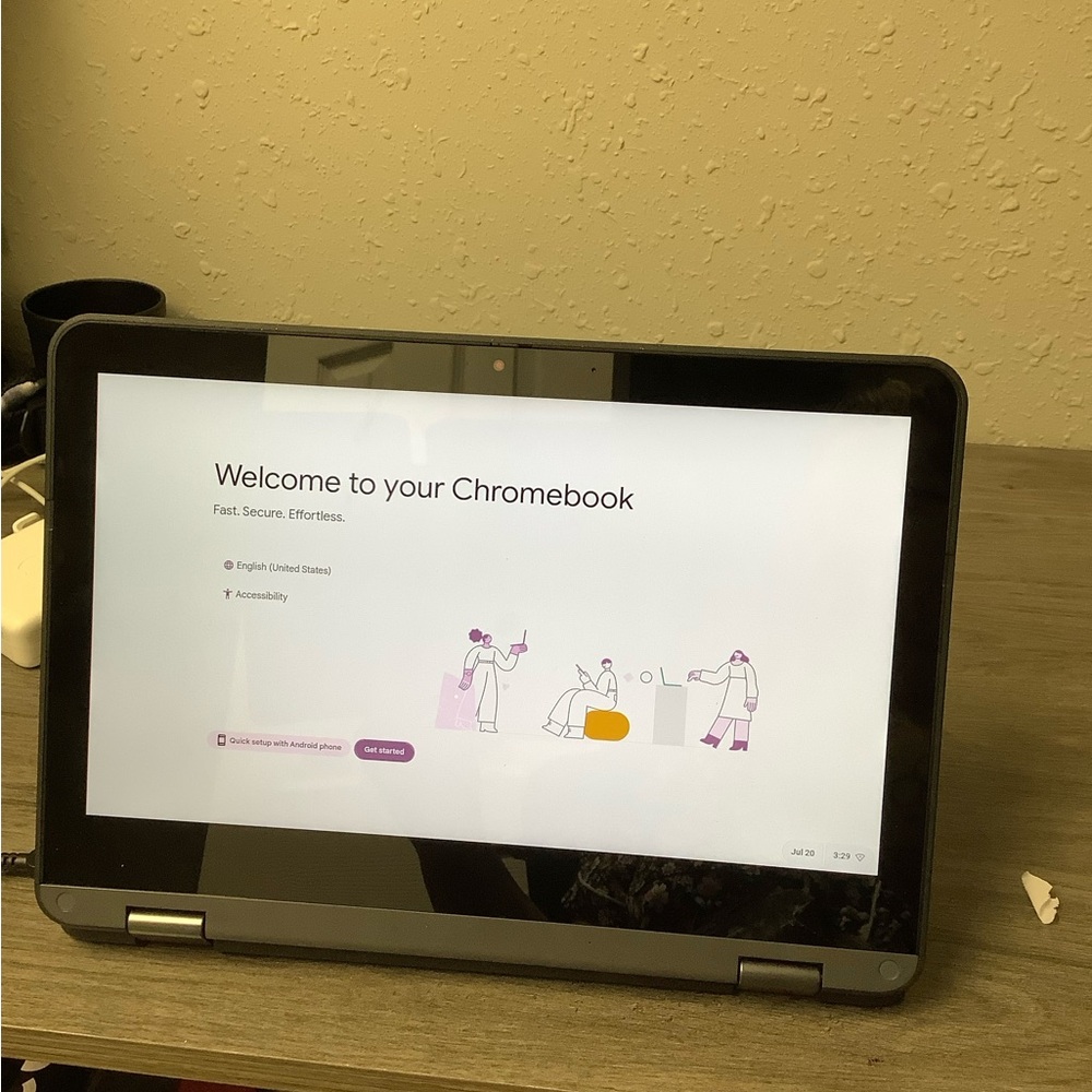 Black Chromebook Laptop